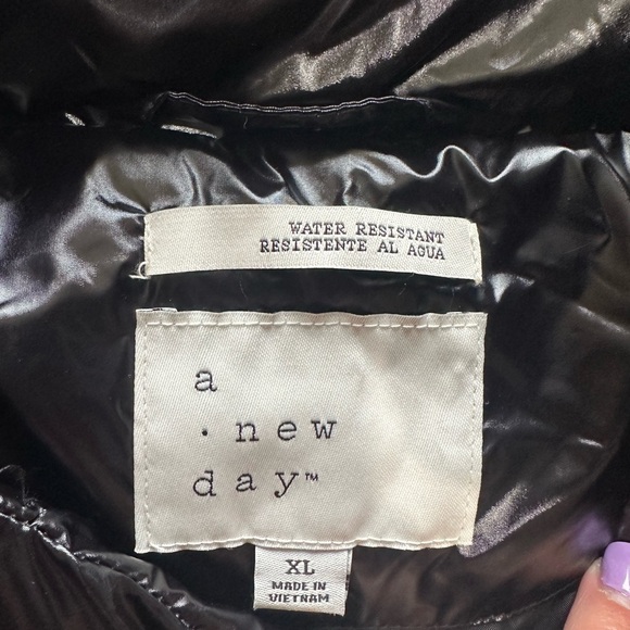 a new day Black Puffer Jacket - Picture 2 of 4